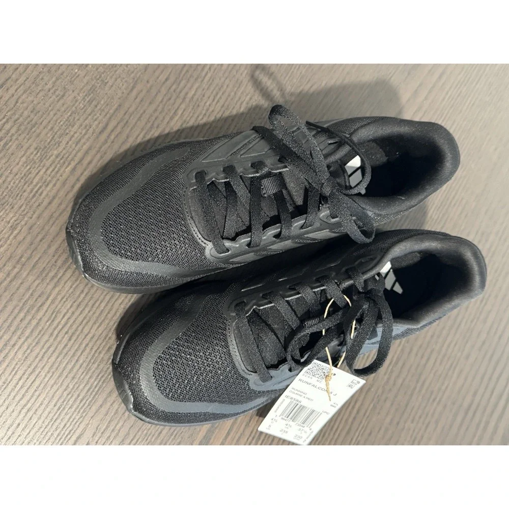 adidas Runfalcon 5 J  IE8586 Black Kids 5‎ NEW Running Boys Girls Sneakers Shoes